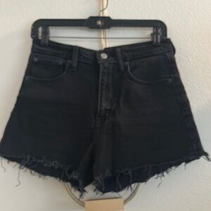Abercrombie & Fitch Black Jean Shorts